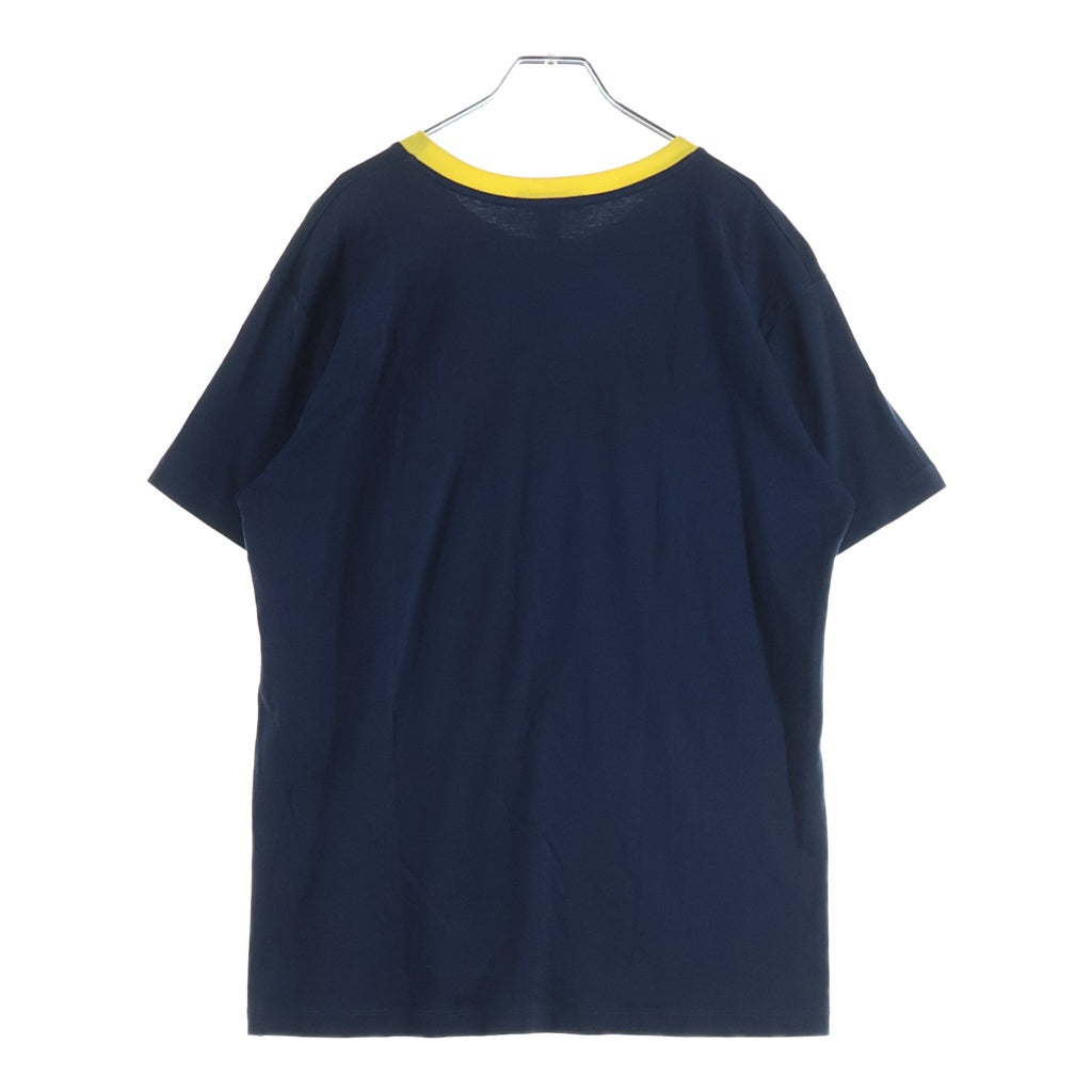 LOUIS VUITTON(ルイヴィトン) 23SS ネックチェーンフロント クルーネック 半袖Tシャツ カットソー ネイビー RW232W UOL FPTS10