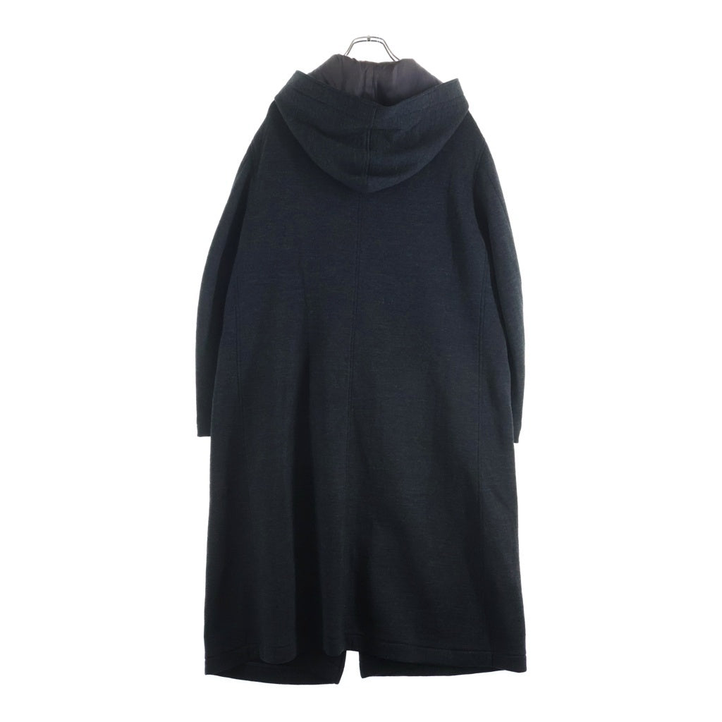 Y's for men(ワイズフォーメン) フード付き ウールロング コート グレー MW-C10-117