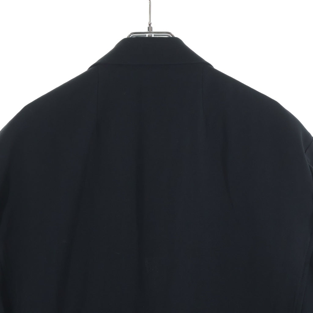 Yohji Yamamoto POUR HOMME(ヨウジヤマモト プールオム) 18SS レイヤードジャケット ブラック HW-J62-100