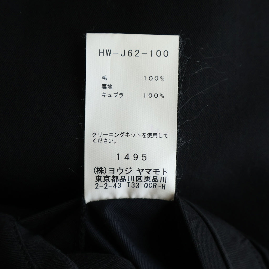 Yohji Yamamoto POUR HOMME(ヨウジヤマモト プールオム) 18SS レイヤードジャケット ブラック HW-J62-100