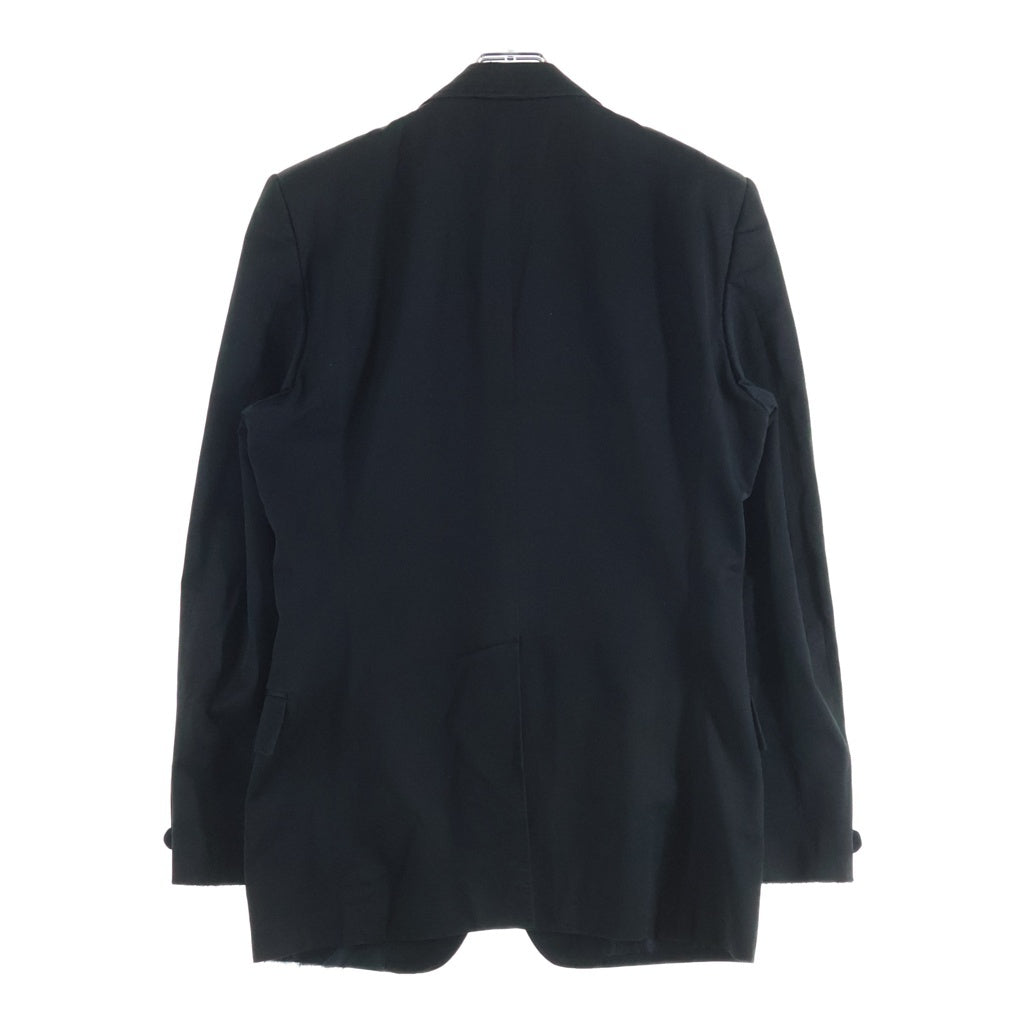 YVES SAINT LAURENT(イヴサンローラン) ウール シングル 2ボタン ジャケット ブラック 28PBYC