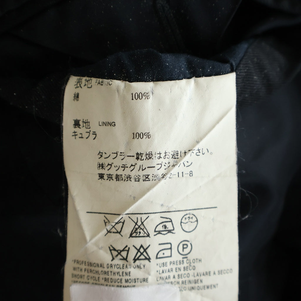 YVES SAINT LAURENT(イヴサンローラン) ウール シングル 2ボタン ジャケット ブラック 28PBYC