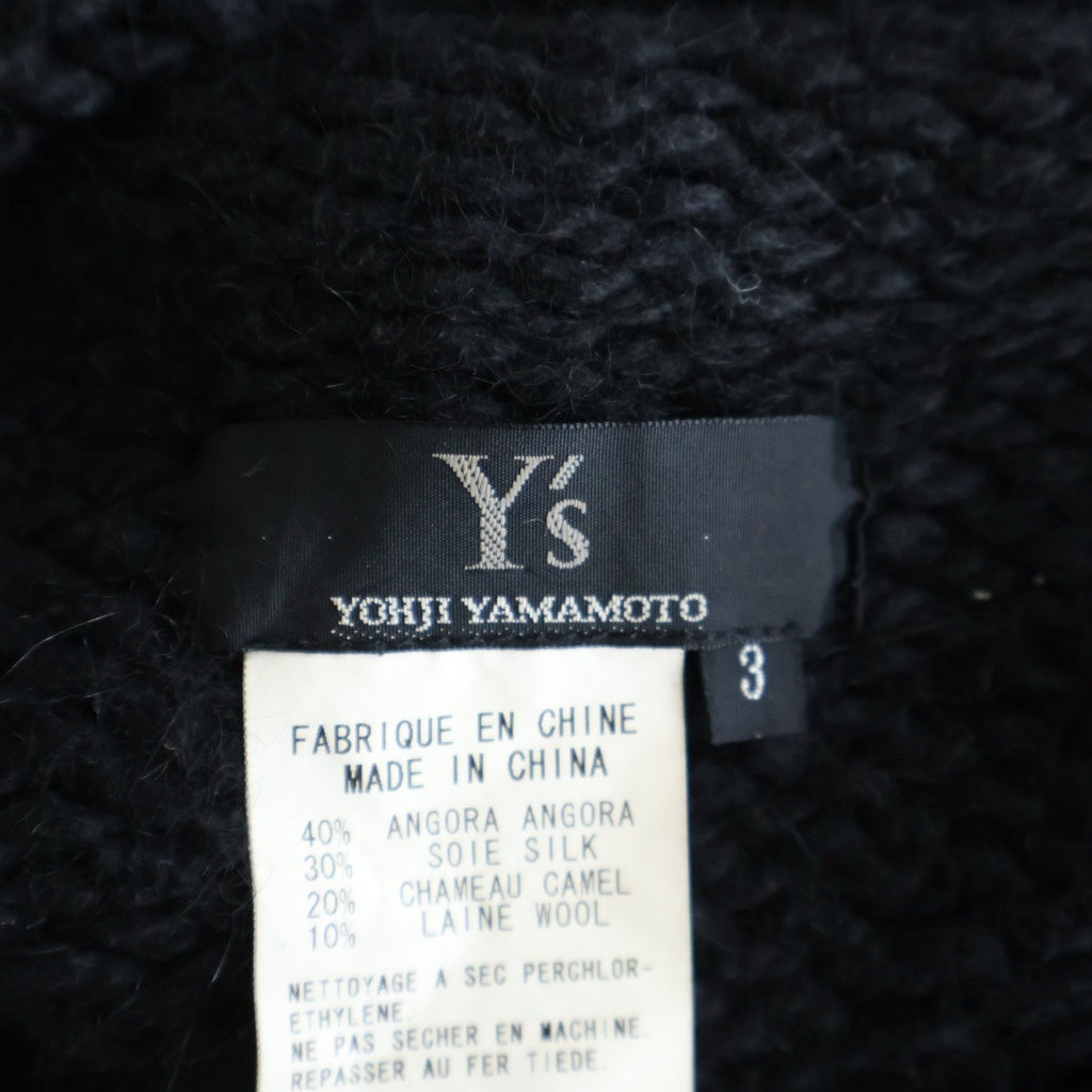 Y's for men(ワイズフォーメン) スナップボタン ニットウェア ブラック YW-K19-470
