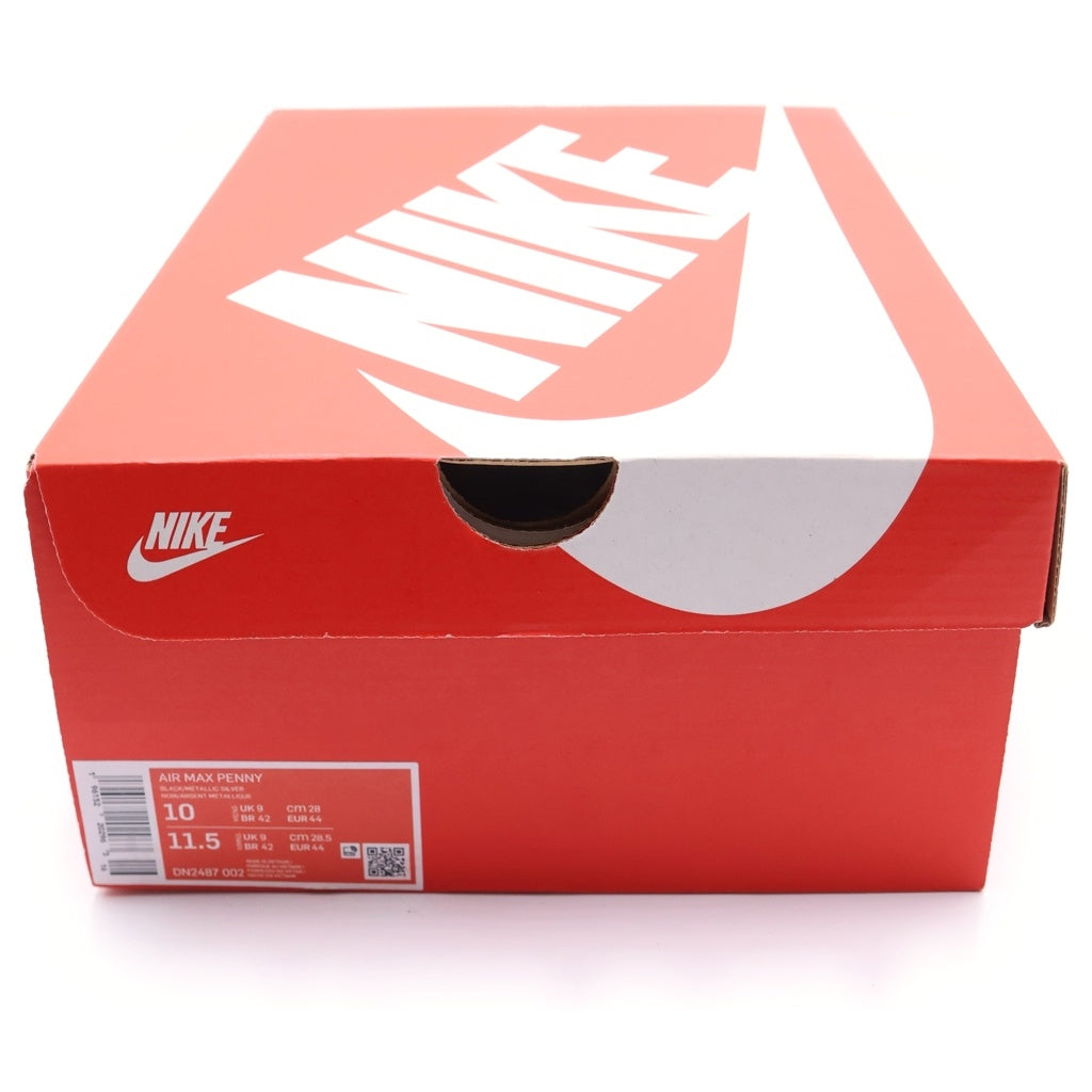 NIKE(ナイキ) AIR MAX PENNY 1 BLACK AND METALLIC SILVER エアマックス ペニー1 ブラック アンド メタリックシルバー ハイカットスニーカー ブラック US10/28cm DN2487-002