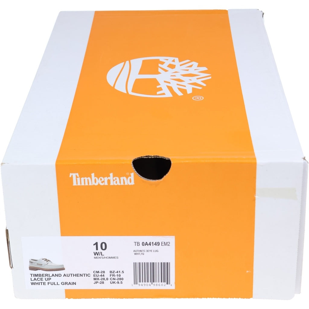 Timberland(ティンバーランド) オーセンティック 3アイレット クラシック ローファー ホワイト US10/28cm TB 0A4149
