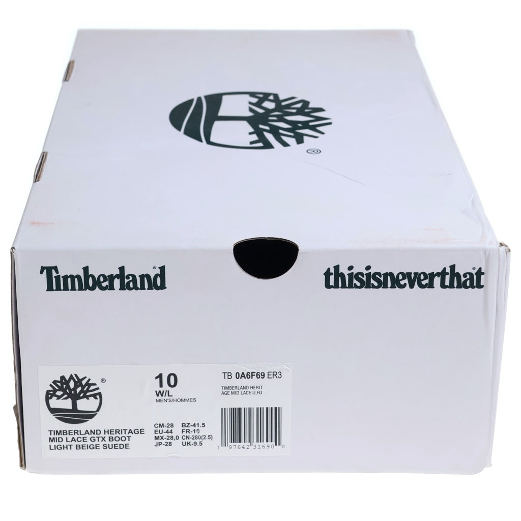 Timberland(ティンバーランド) ×THISISNEVERTHAT HERITAGE GORE-TEX MOC TOE MID ×ディスイズネバーザット ヘリテージ ゴアテックス モック トゥ ミッド シューズ US10/28cm TB 0A6F69