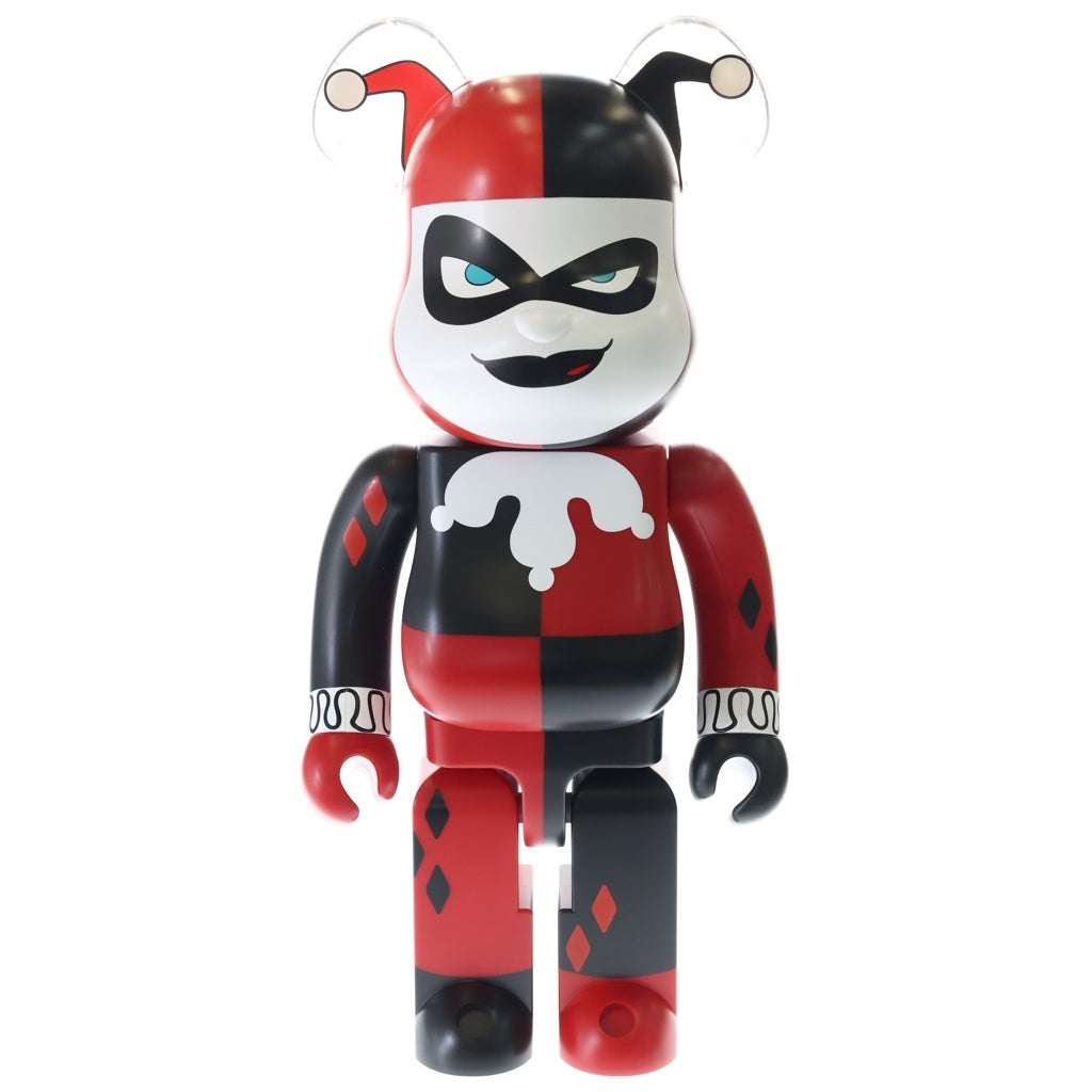 MEDICOM TOY(メディコムトイ) HARLEY QUINN 1000% ベアブリック ハーレイクイン フィギィア 人形 ブラック/レッド