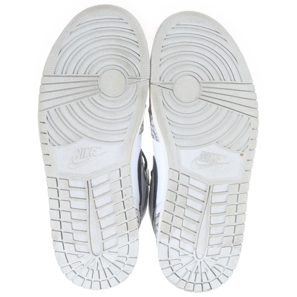 NIKE(ナイキ) AIR JORDAN 1 RETRO HIGH OG WHITE CEMENT ELEPHANT エアジョーダン1 ハイ OG ホワイトセメント サファリ ハイカットスニーカー US10.5/28.5cm DZ5485-052