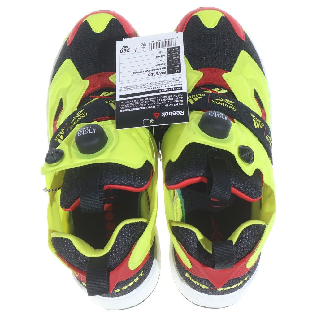 Reebok(リーボック) × ADIAS CLASSIC INSTAPUMP FURY BOOST OG クラシック インスタポンプフューリーブースト OG ローカットスニーカー マルチカラー US8/26cm FW5305
