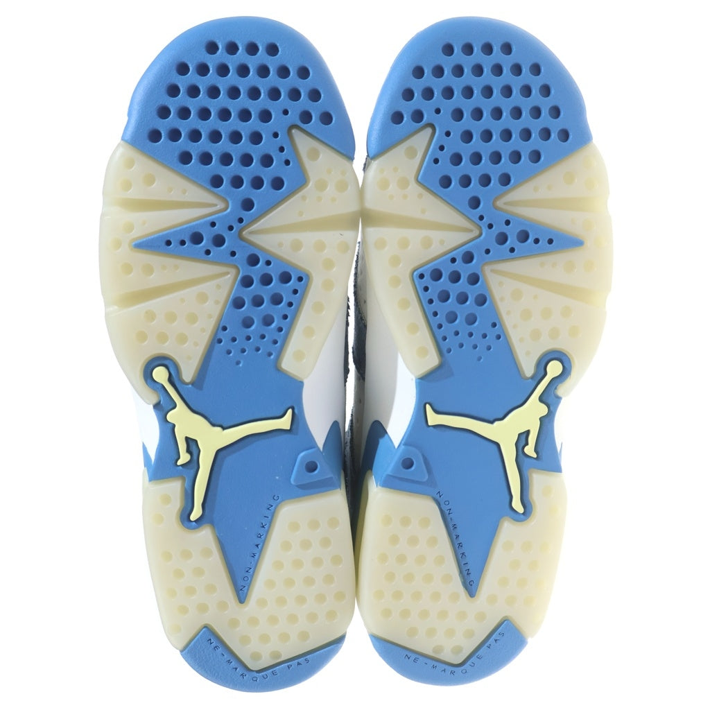 NIKE(ナイキ) AIR JORDAN 6 WASHED DENIM エアジョーダン6 ウォッシュドデニム レディースハイカットスニーカー ブルー US3.5Y/22.5cm DM9045-100
