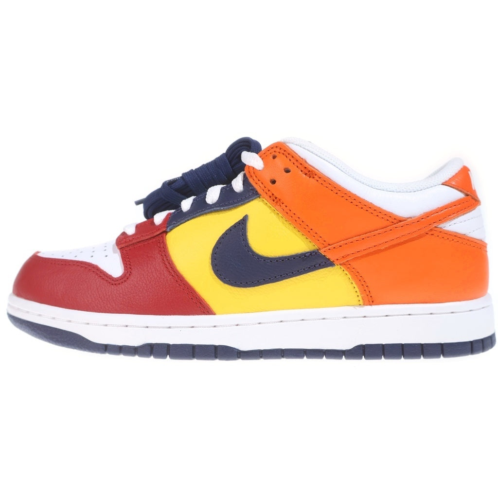 NIKE(ナイキ) DUNK LOW CO.JP WHAT THE MIDNIGHT NAVY AND VARSITY 2024 ダンク ワット ザ ローカットスニーカー US8.5/26.5cm マルチ IB2051-400