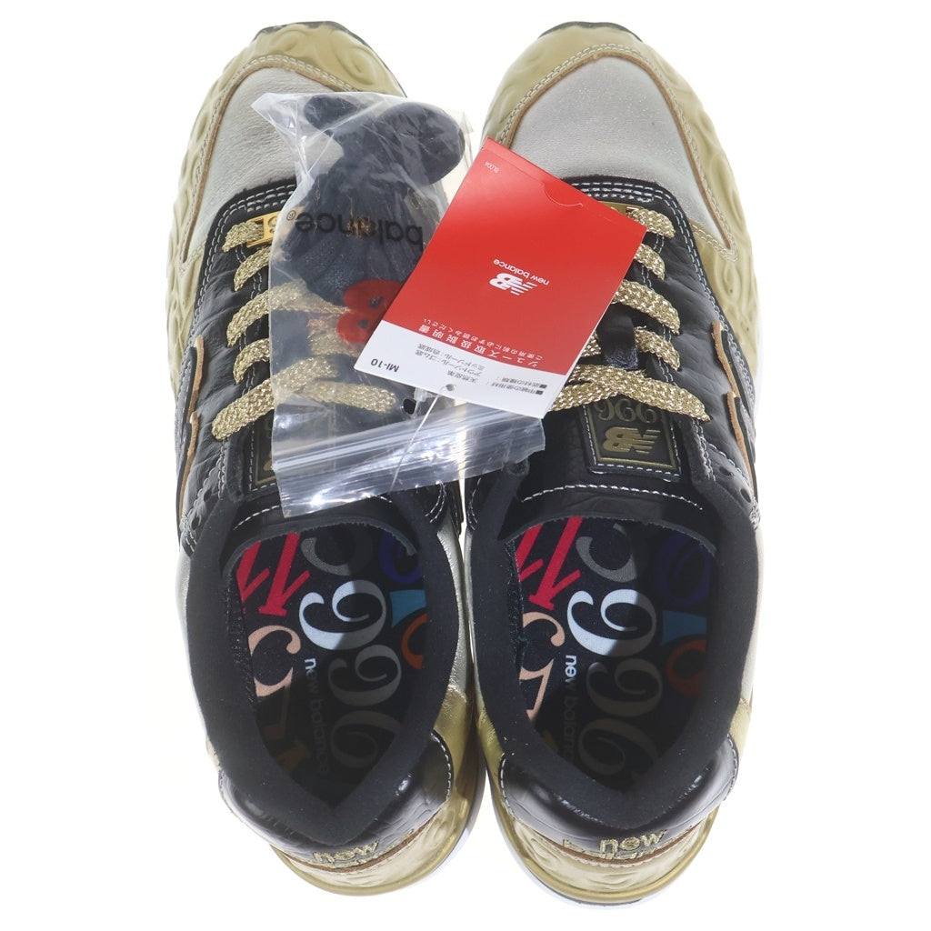 New Balance(ニューバランス) × FRANCK MULLER フランクミュラー CM996FMG レザー ローカットスニーカー ゴールド US8/26cm