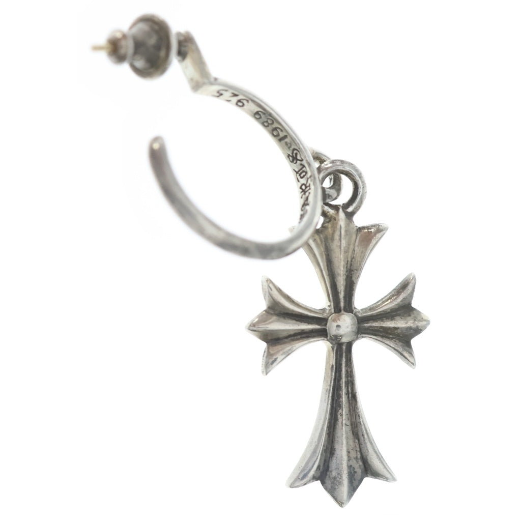 CHROME HEARTS(クロムハーツ) TINY CH CROSS タイニーCHクロス フープピアス シルバー BCA115