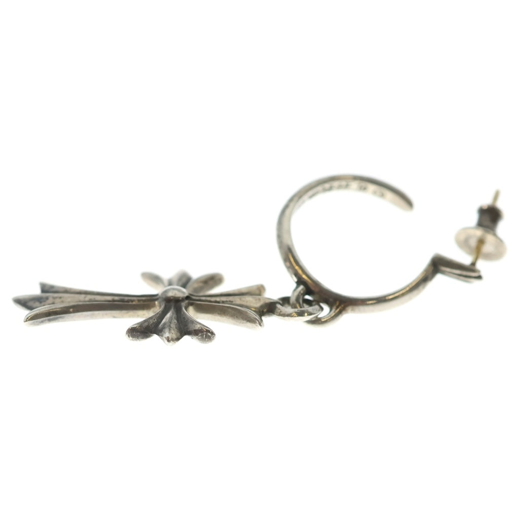 CHROME HEARTS(クロムハーツ) TINY CH CROSS タイニーCHクロス フープピアス シルバー BCA115