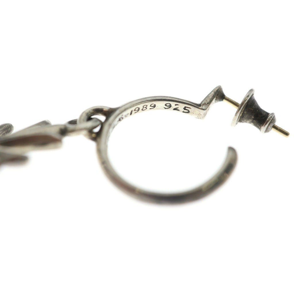 CHROME HEARTS(クロムハーツ) TINY CH CROSS タイニーCHクロス フープピアス シルバー BCA115