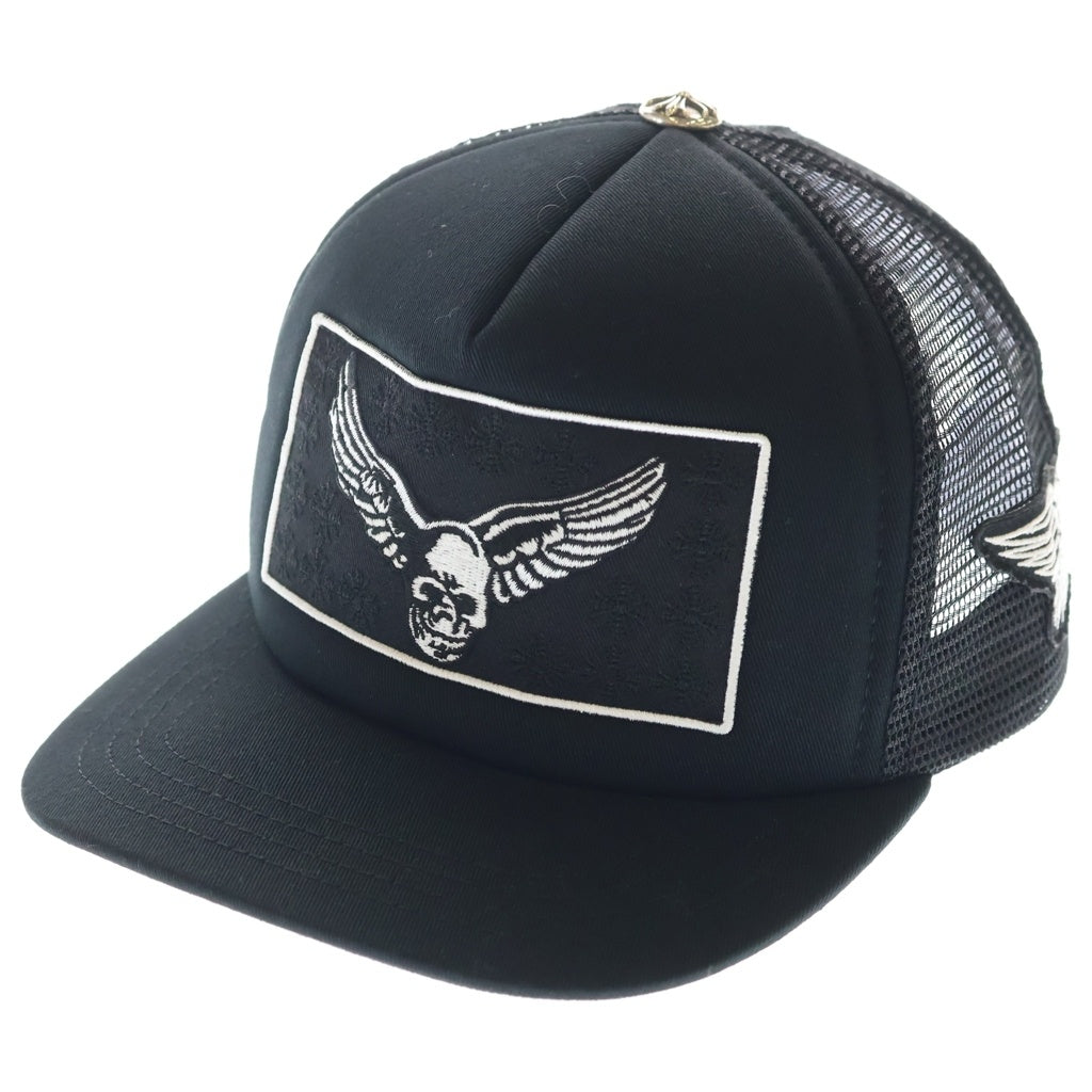 CHROME HEARTS(クロムハーツ) FOTI AEROSMITH YUNGBLUB MESH CAP フォティ エアロスミス ヤングブラッド トラッカー メッシュ キャップ 帽子 ブラック
