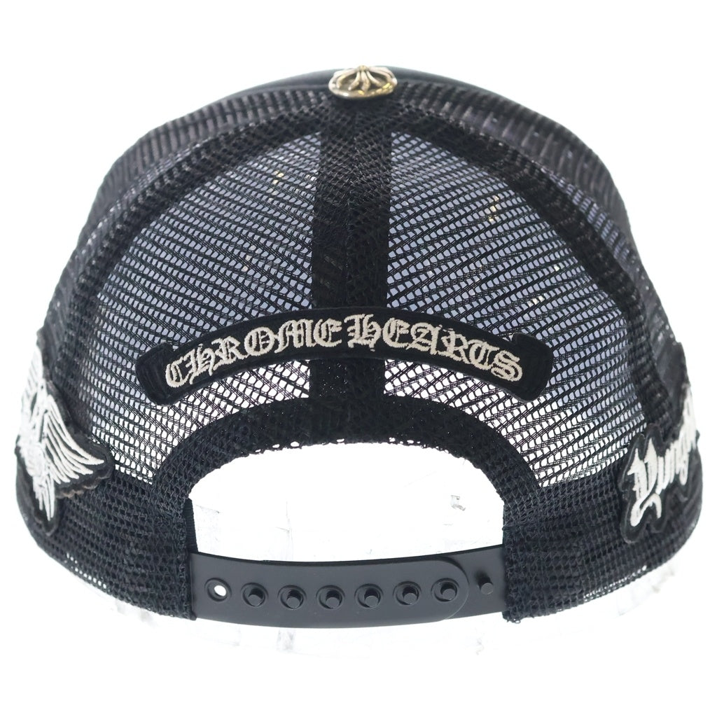 CHROME HEARTS(クロムハーツ) FOTI AEROSMITH YUNGBLUB MESH CAP フォティ エアロスミス ヤングブラッド トラッカー メッシュ キャップ 帽子 ブラック
