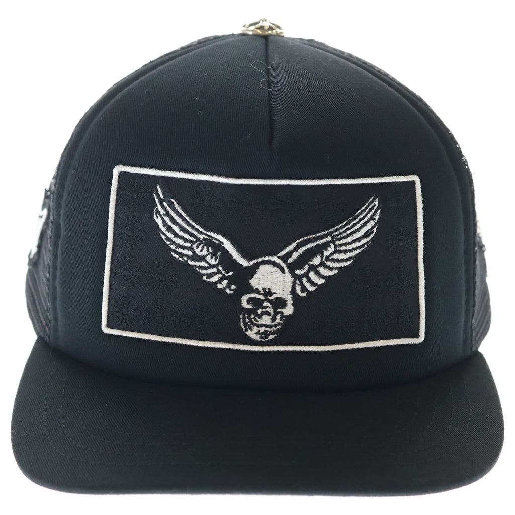 CHROME HEARTS(クロムハーツ) FOTI AEROSMITH YUNGBLUB MESH CAP フォティ エアロスミス ヤングブラッド トラッカー メッシュ キャップ 帽子 ブラック