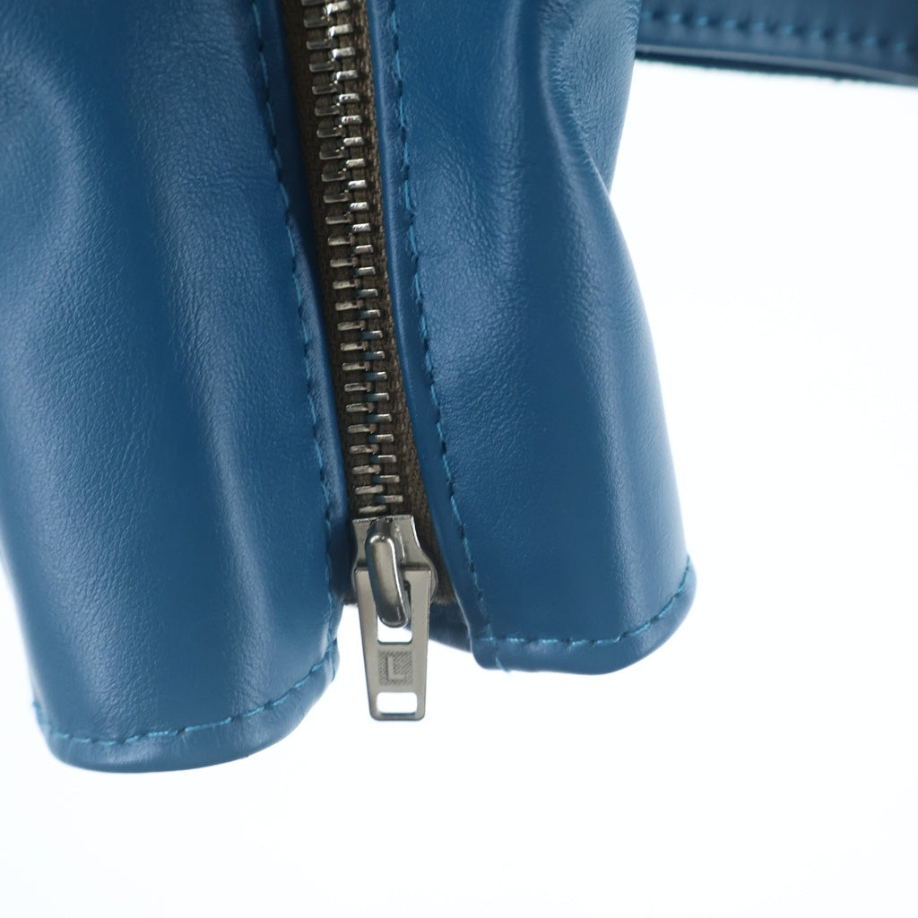 Lewis Leathers(ルイスレザー) CYCLONE サイクロン ホースハイド ヴィンテージ ターコイズ レザージップアップ ダブルライダース ジャケット