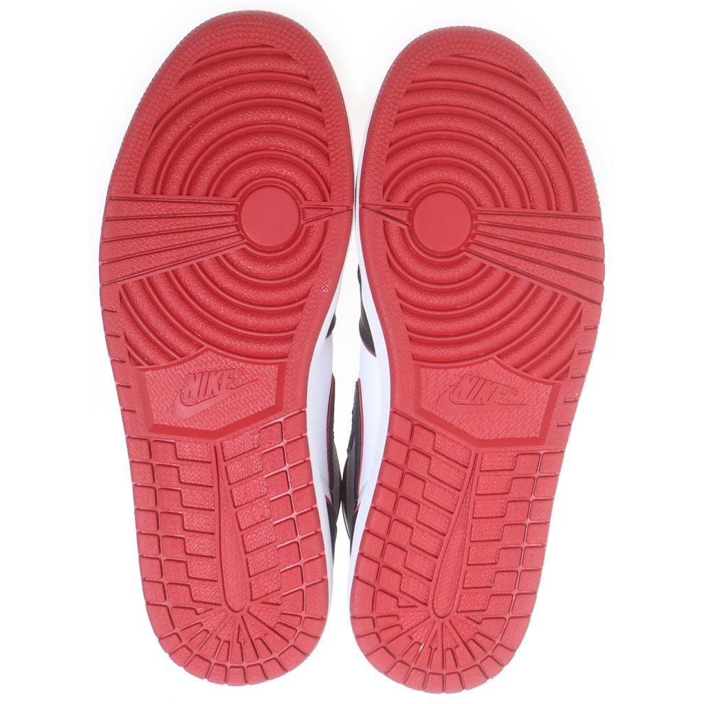 NIKE(ナイキ) AIR JORDAN1 HIGH OG BLOOD LINEエアジョーダン1 ハイカットスニーカー ブラッドライン ブラック/レッド US10.5/28.5cm 555088-062