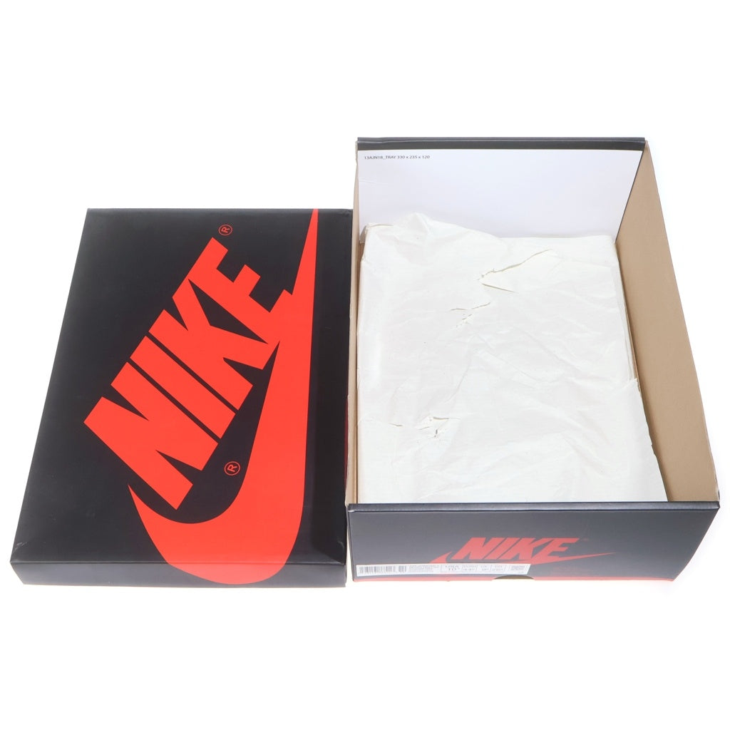 NIKE(ナイキ) AIR JORDAN1 HIGH OG BLOOD LINEエアジョーダン1 ハイカットスニーカー ブラッドライン ブラック/レッド US10.5/28.5cm 555088-062