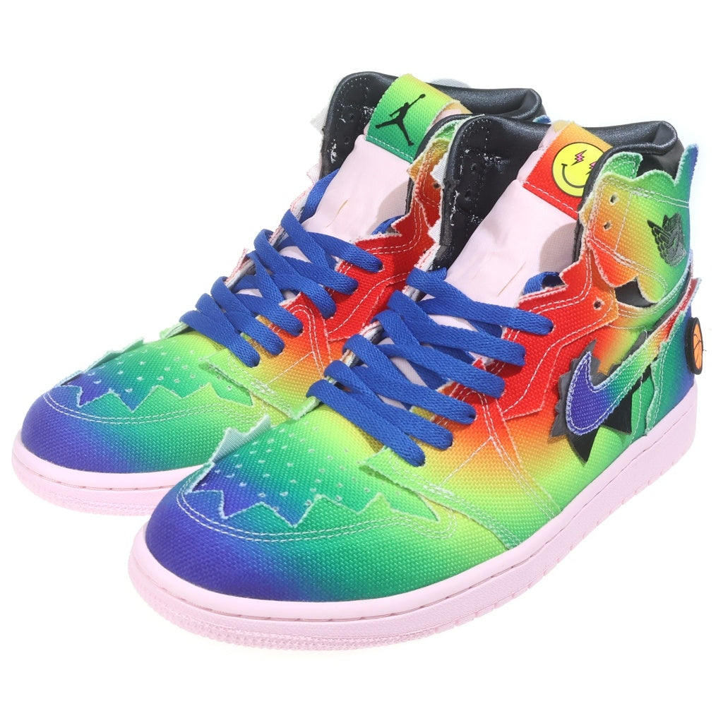 NIKE(ナイキ) ×J BALVIN AIR JORDAN 1 HIGH OG J・バルヴィン エアジョーダン1 ハイ OG ハイカットスニーカー マルチ US10.5/28.5cm DC3481-900