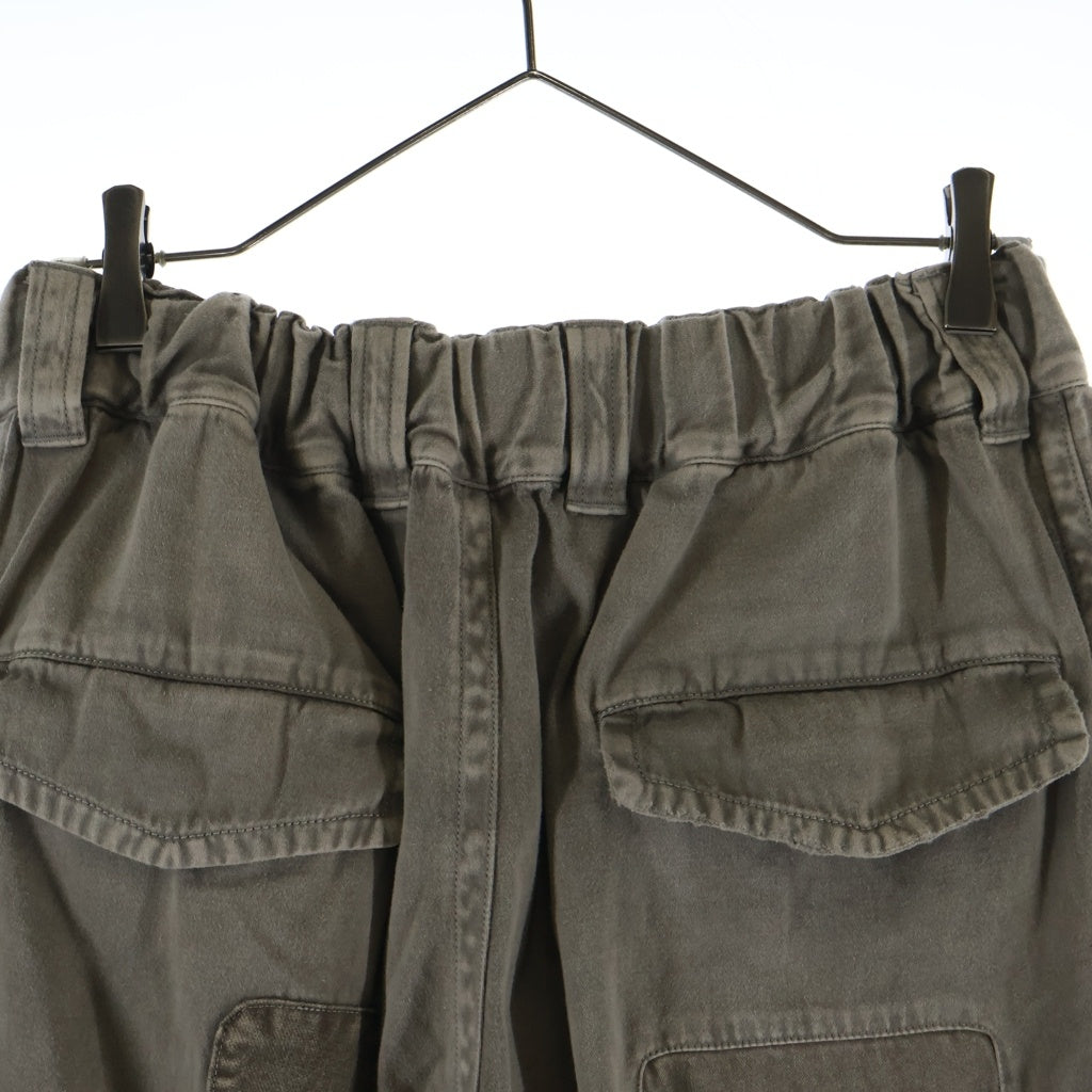 MAISON MIHARAYASUHIRO(メゾンミハラヤスヒロ) 25SS REPAIR CARGO TROUSER リペア カーゴ トラウザー パンツ カーキ A14PT053