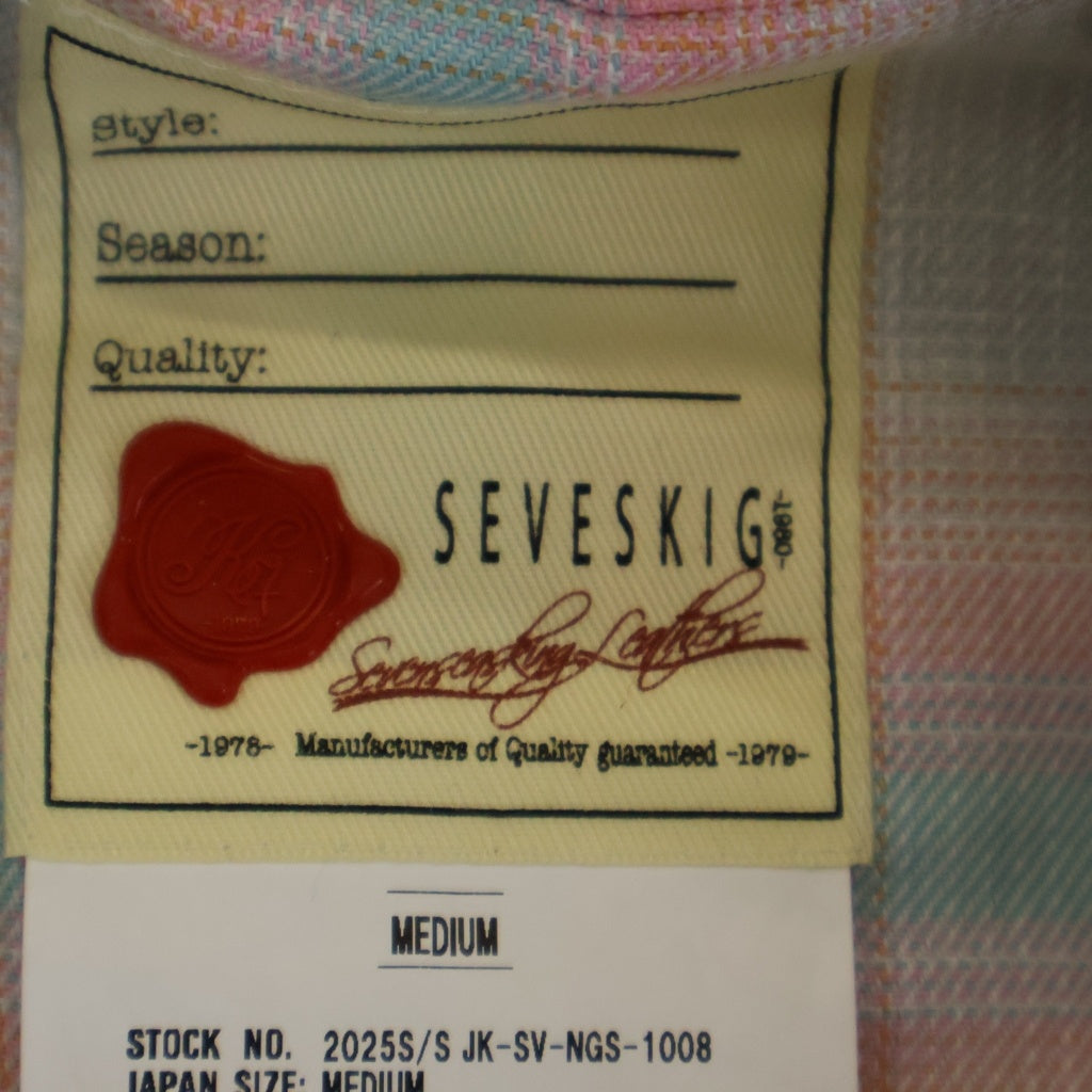 SEVESKIG(セヴシグ) 25SS REVERSIBLE FAIRY JACKET リバーシブルジャケット ブラック/ピンク JK-SV-NGS-1008