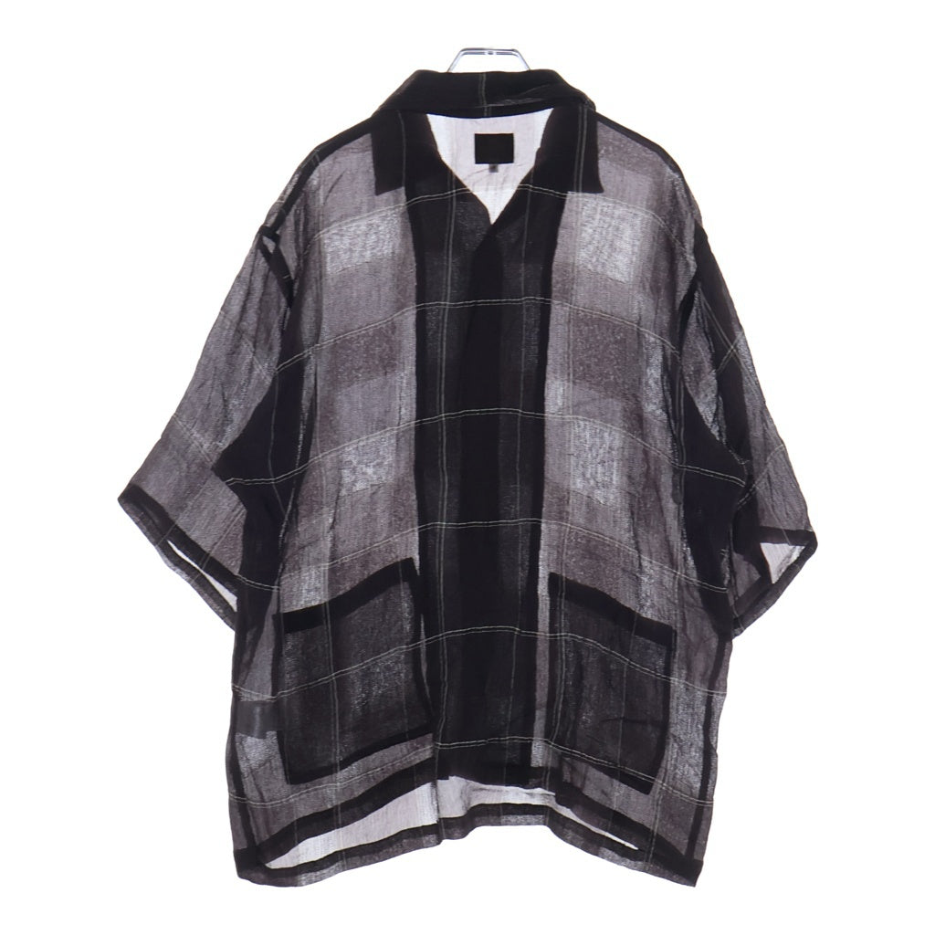 Needles(ニードルス) CABANA SHIRT カバナ 半袖シャツ ブラウン SX292