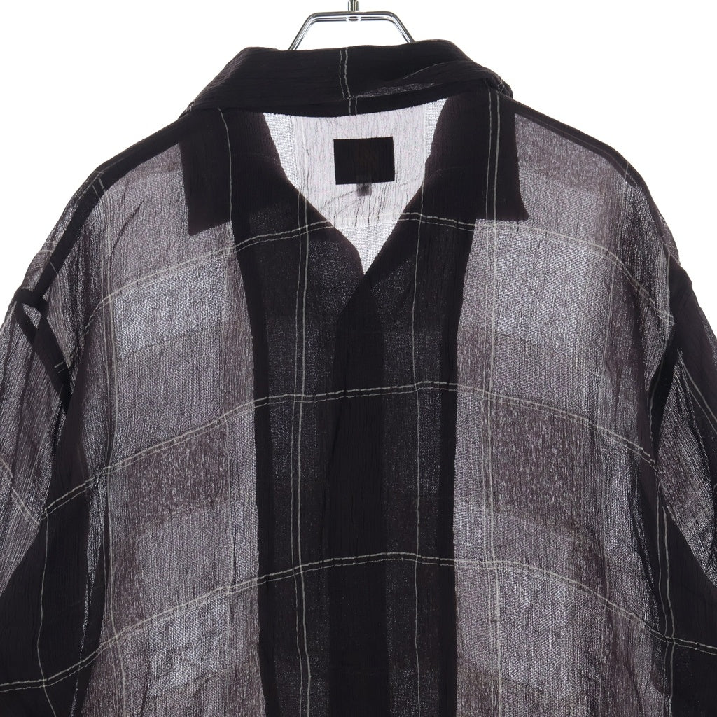 Needles(ニードルス) CABANA SHIRT カバナ 半袖シャツ ブラウン SX292