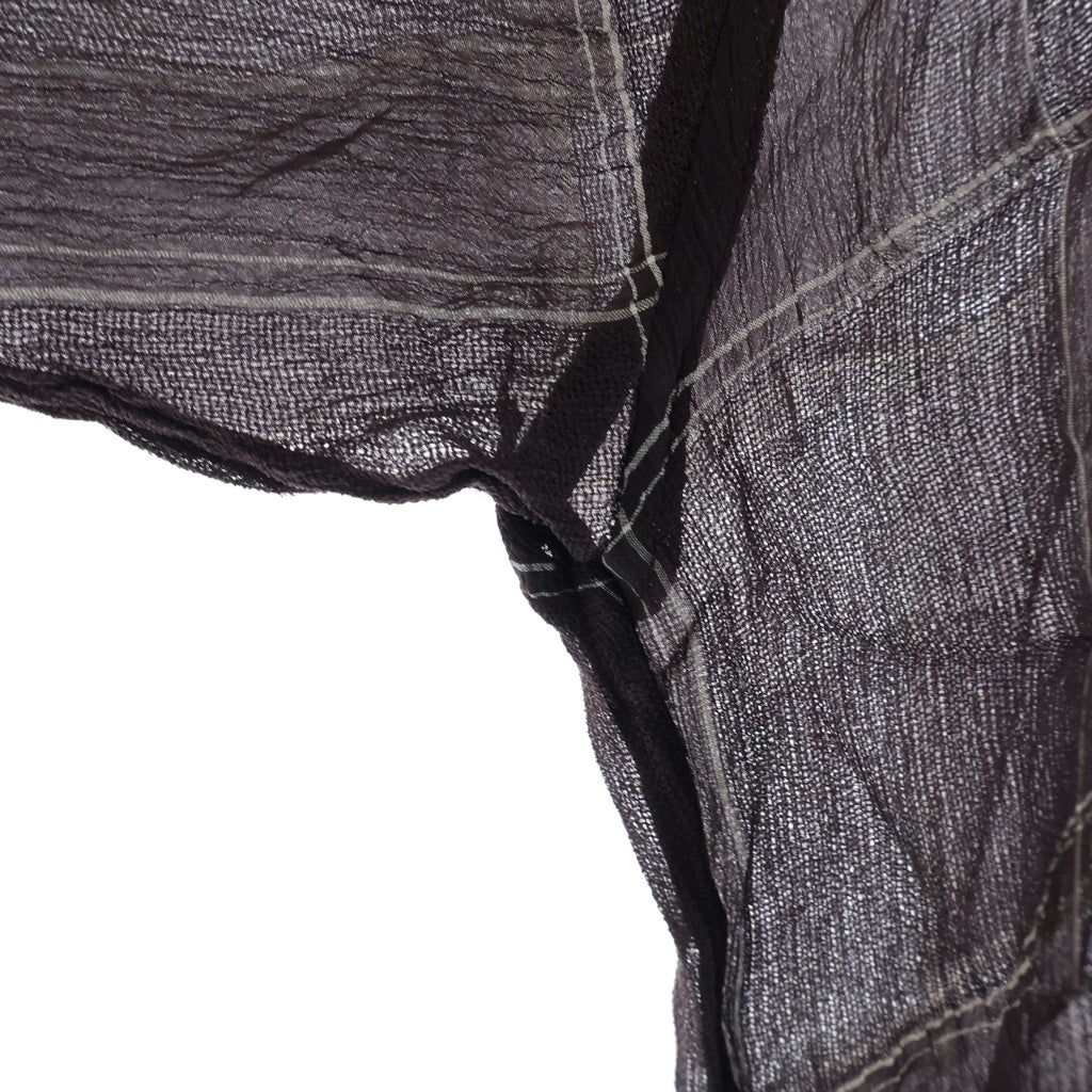 Needles(ニードルス) CABANA SHIRT カバナ 半袖シャツ ブラウン SX292