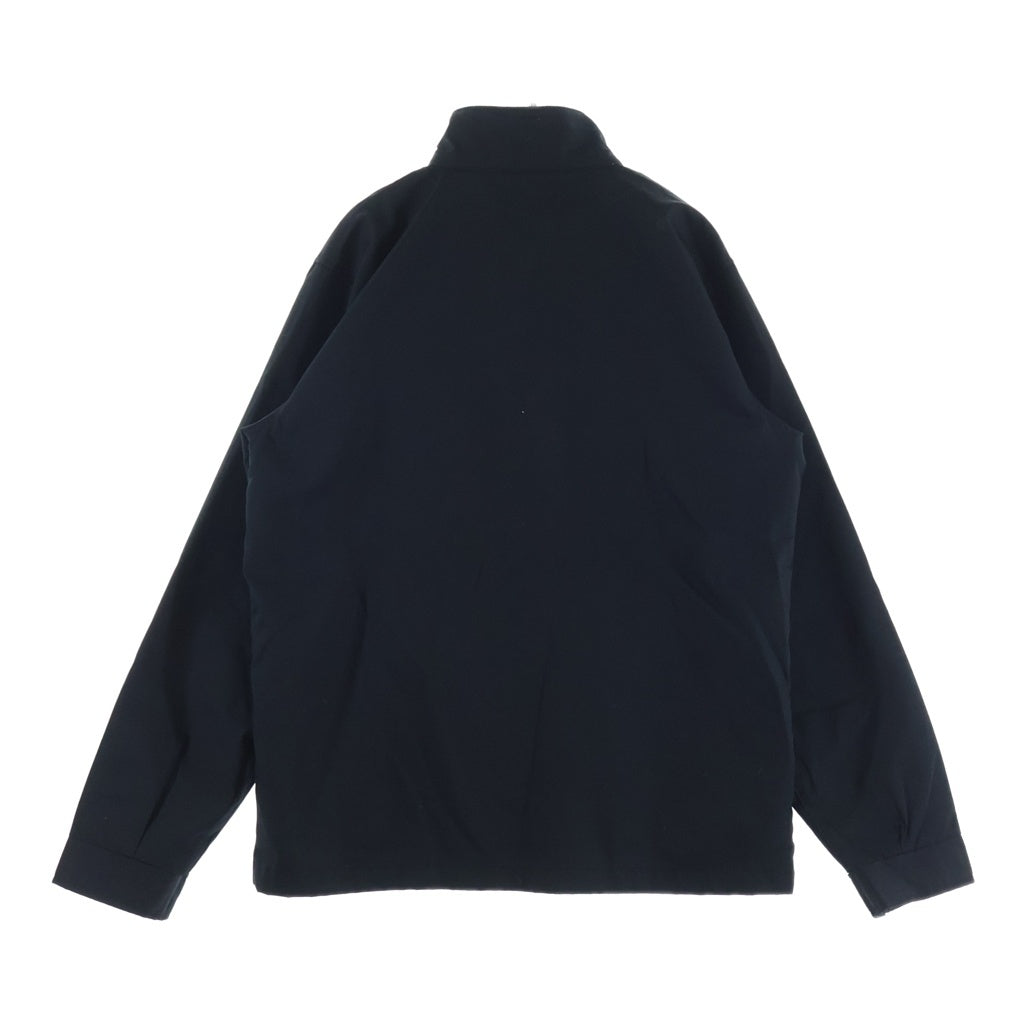 WILDSIDE YOHJI YAMAMOTO(ワイルドサイド ヨウジ ヤマモト) FLOWER EMBROIDERY SWINGTOP フラワー エンブロイダリー スウィングトップ ジップアップ ジャケット ブラック WO-Y03-903
