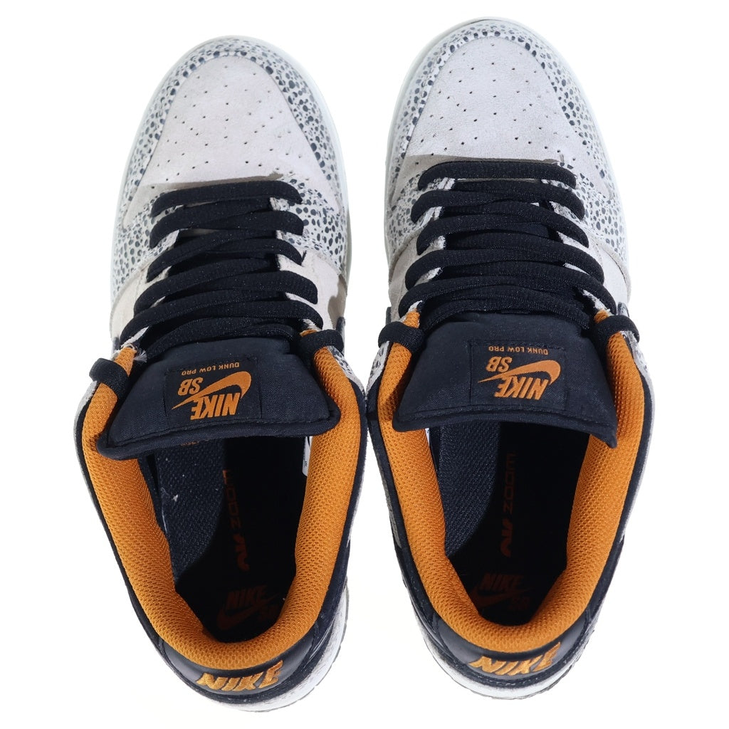NIKE SB(ナイキエスビー) DUNK LOW PRO PHANTOM AND BLACK ダンク プロ エレクトリックサファリ ファントムアンドブラック ローカットスニーカー グレー/ブラック US9/27cm FZ1233-002