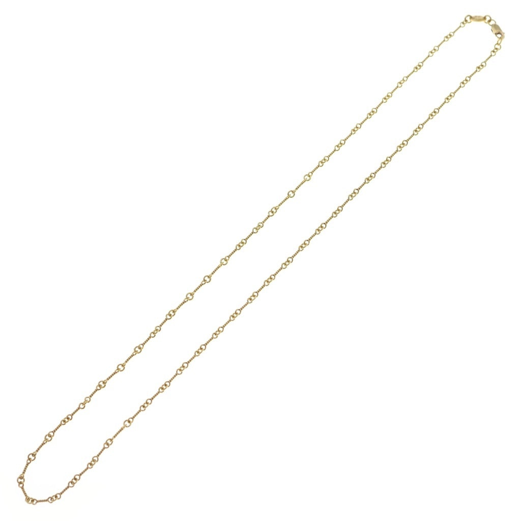 CHROME HEARTS(クロムハーツ) 22K NECKCHAIN T20 ツイストチェーンネックレス 20inch ゴールド BCA015