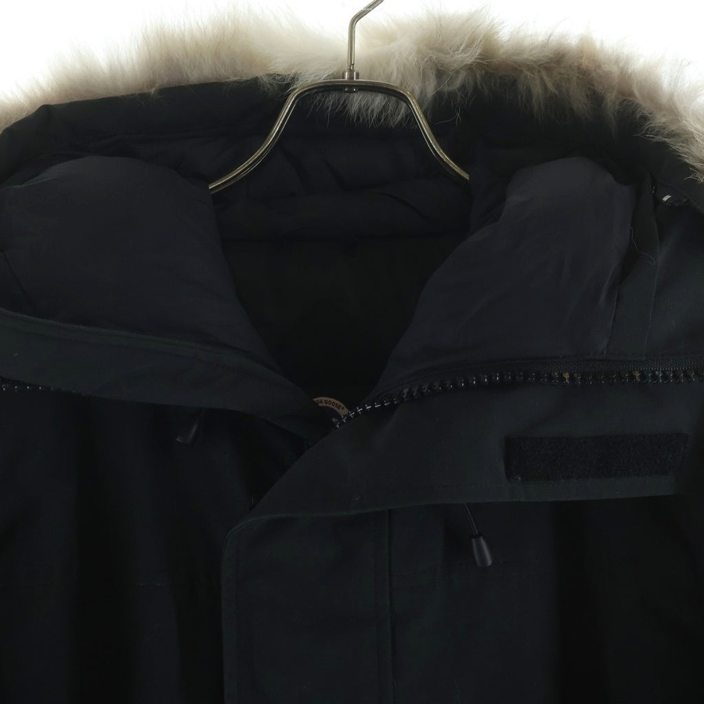 CANADA GOOSE(カナダグース) LANGFORD PARKA ラングフォード パーカー フーデッド ジップアップ ダウン ロング ジャケット コート ブラック 2062M