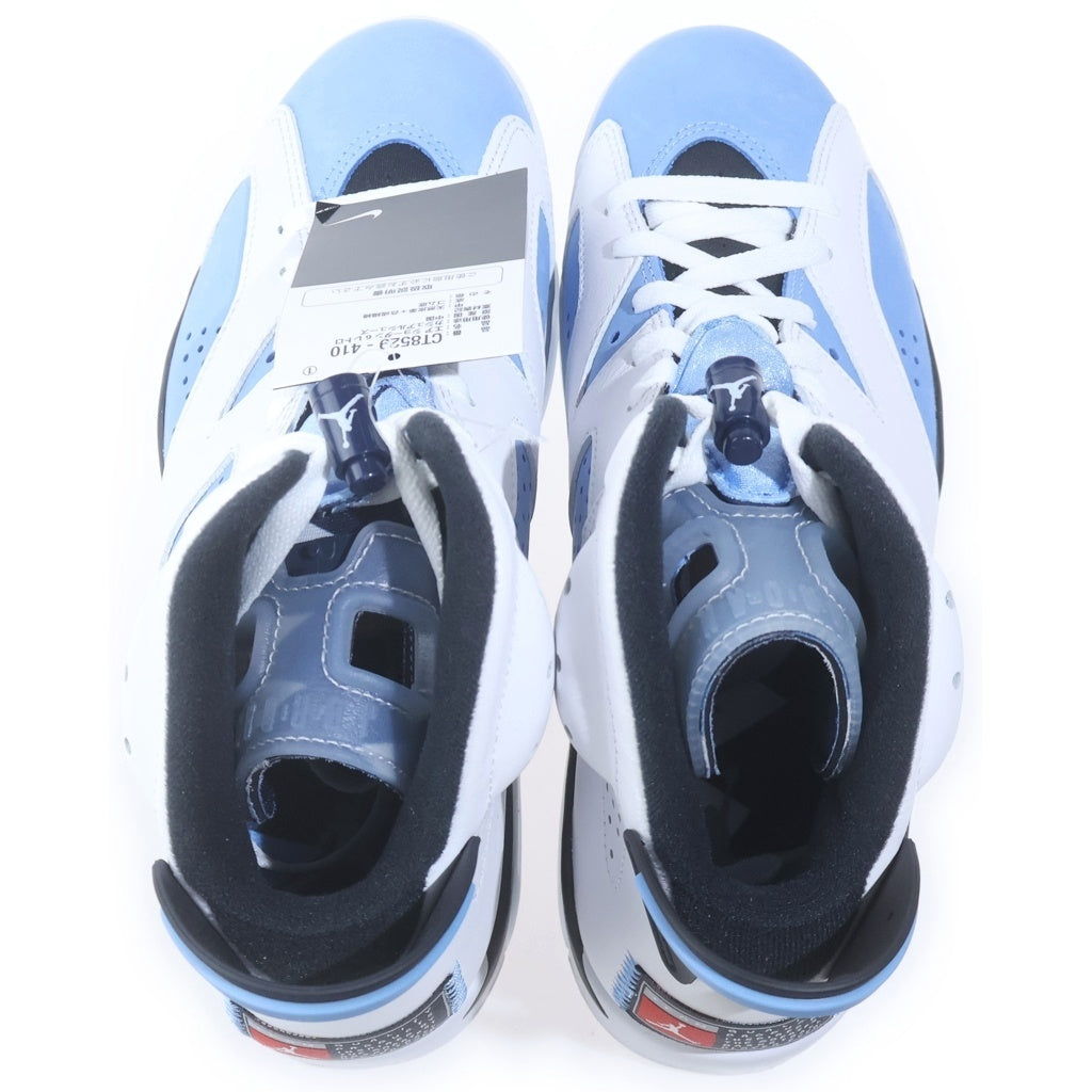NIKE(ナイキ) AIR JORDAN 6 UNC エア ジョーダン 6 ハイカットスニーカー ブルー/ホワイト US8.5/26.5cm CT8529-410