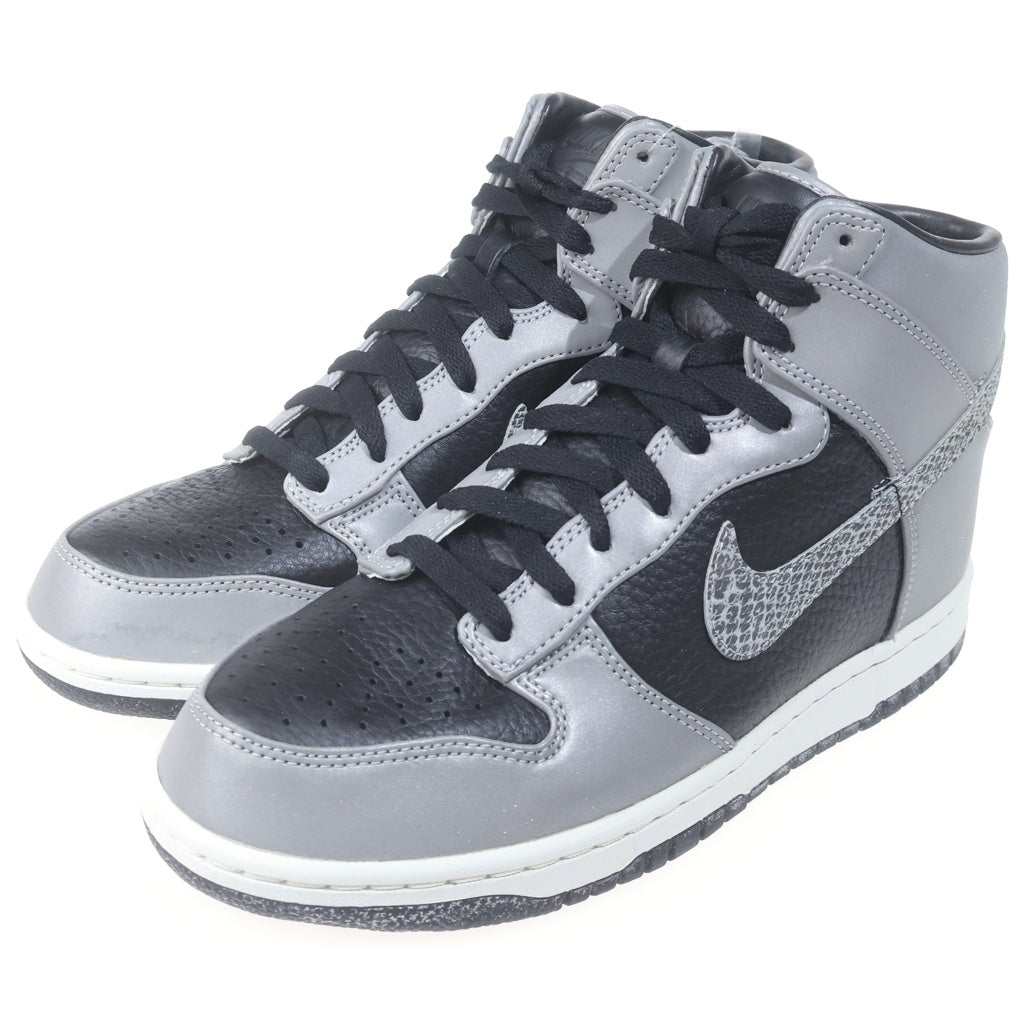 NIKE(ナイキ) DUNK PREMIUM HIGH SP BLACK-REFLECT SILVER SNAKE ダンク ハイ プレミアム スペシャル 黒銀リフレクタースネーク ハイカットスニーカー 624512-100