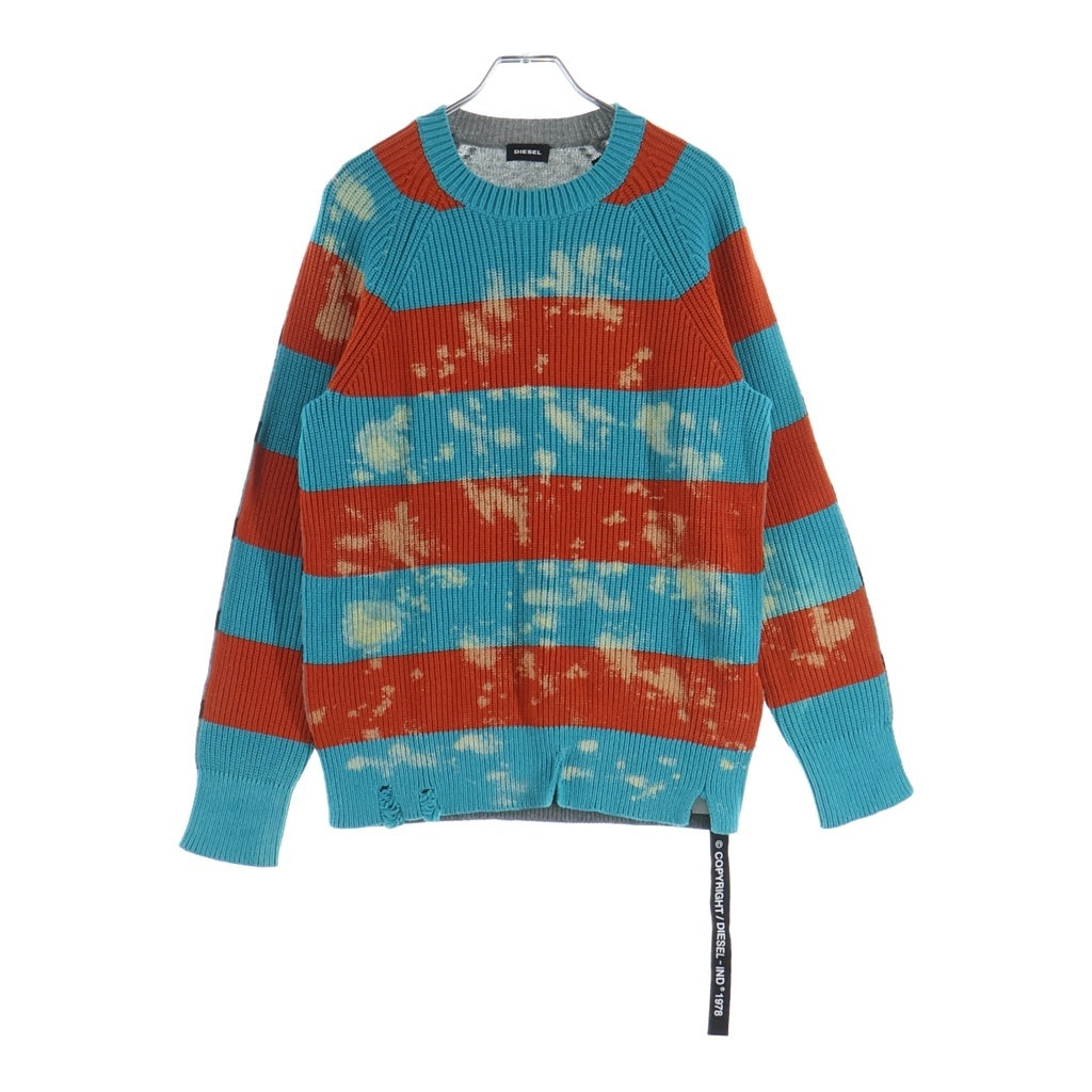 DIESEL(ディーゼル) K-JASPER KNIT SWWATER ジャスパー クルーネック 長袖ニット セーター カットソー マルチ