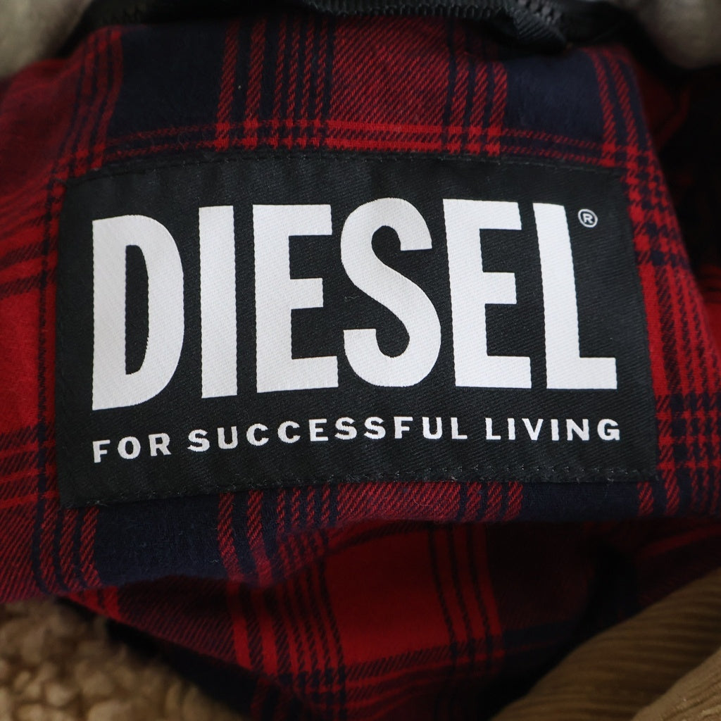 DIESEL(ディーゼル) W-GARY-0KAYY 刺繍ロゴ フード付き フリース
