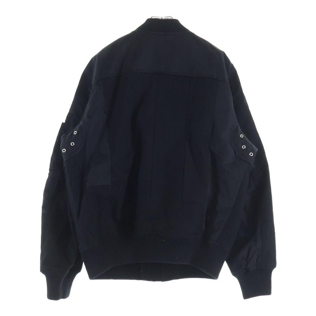 DIESEL(ディーゼル) W-GARBO ナイロン切り替え ウール ジャケット