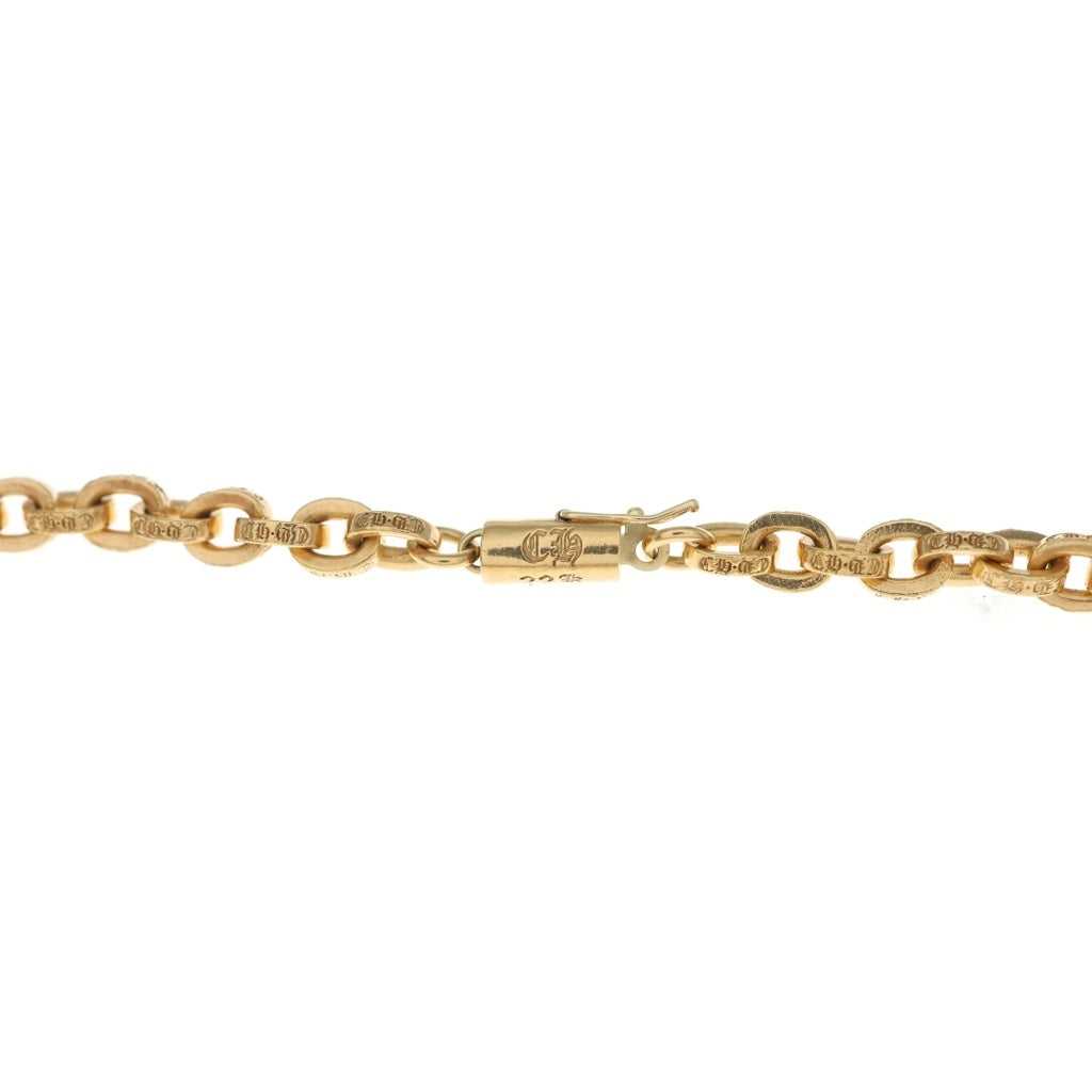 CHROME HEARTS(クロムハーツ) 22K PAPERCHAIN 24 ペーパーチェーンネックレス 24inch ゴールド
