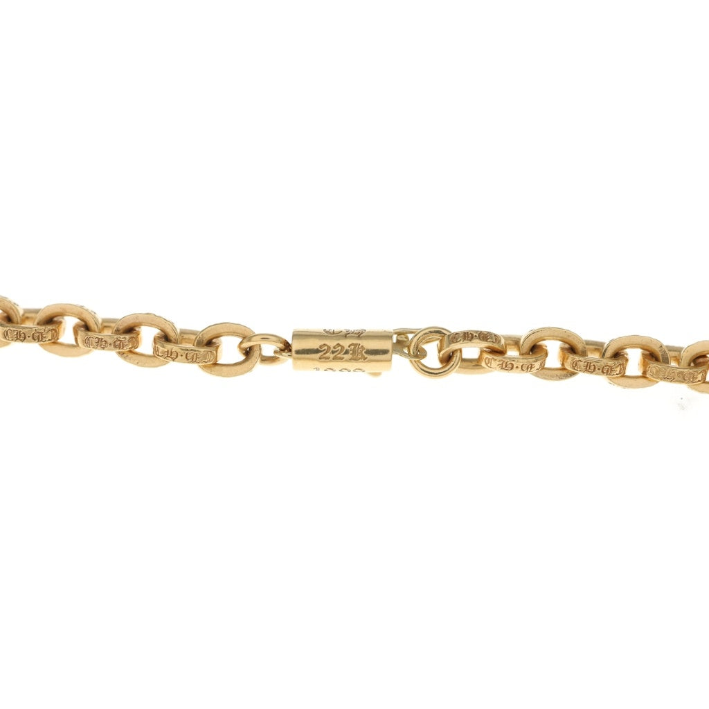 CHROME HEARTS(クロムハーツ) 22K PAPERCHAIN 24 ペーパーチェーンネックレス 24inch ゴールド