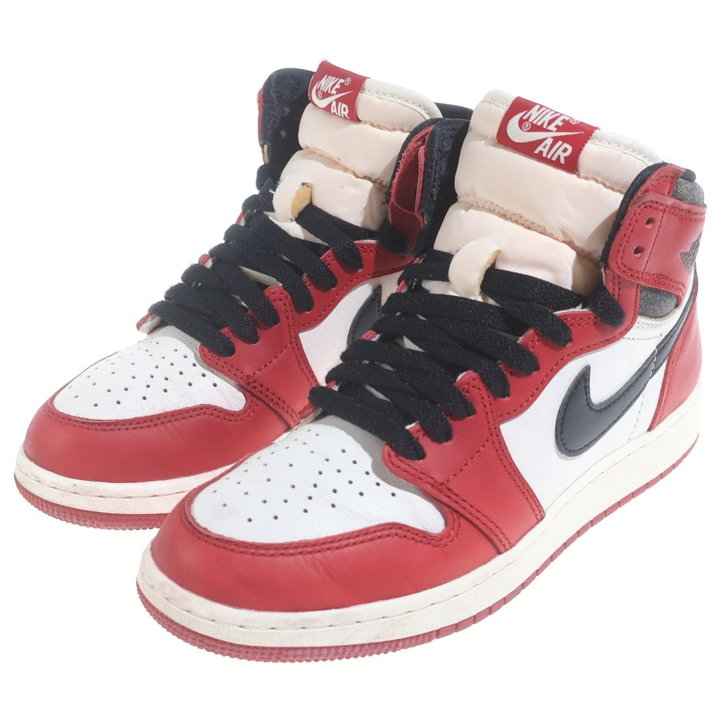 NIKE(ナイキ) AIR JORDAN 1 HIGH OG LOST & FOUND CHICAGO エア ジョーダン ロストアンドファウンド シカゴ ハイカットスニーカー レディース US6Y/24cm FD1437-612