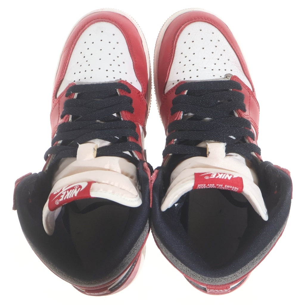 NIKE(ナイキ) AIR JORDAN 1 HIGH OG LOST & FOUND CHICAGO エア ジョーダン ロストアンドファウンド シカゴ ハイカットスニーカー レディース US6Y/24cm FD1437-612