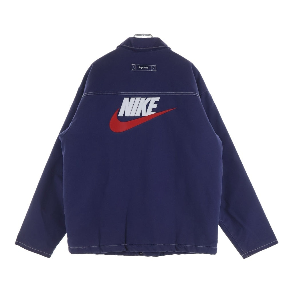 SUPREME(シュプリーム) ×Nike Double Zip Quilted Work Jacket ダブルジップ ワークジャケット ネイビー AR5566-410