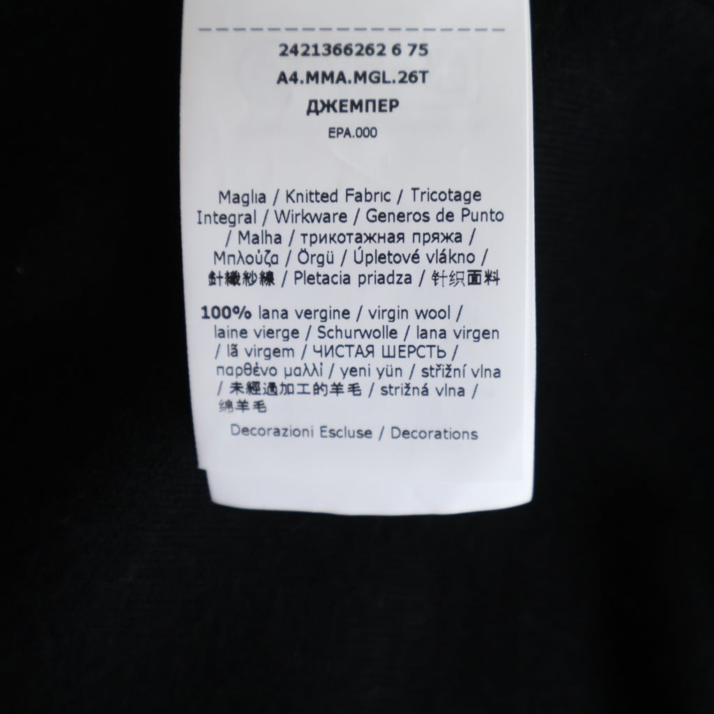 Max Mara(マックスマーラ) アナグラム ロゴ ニット プルオーバー パーカー ブラック 2421366262 レディース