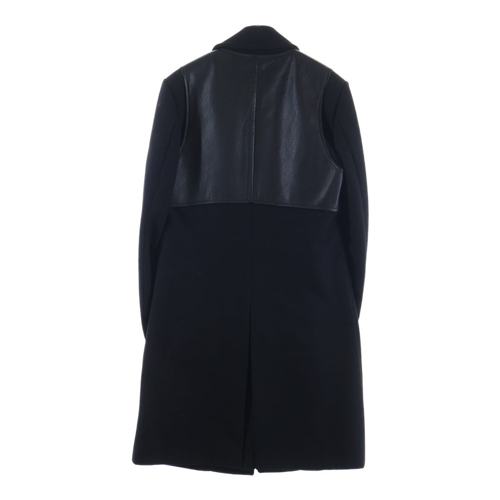 GIVENCHY(ジバンシィ) リカルドティッシ レザー切り替え ピーコート ブラック 141290-2912 141290-2912