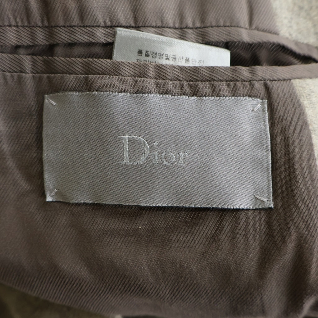 Dior HOMME(ディオールオム) ウール カシミヤ ラップコート ベージュ