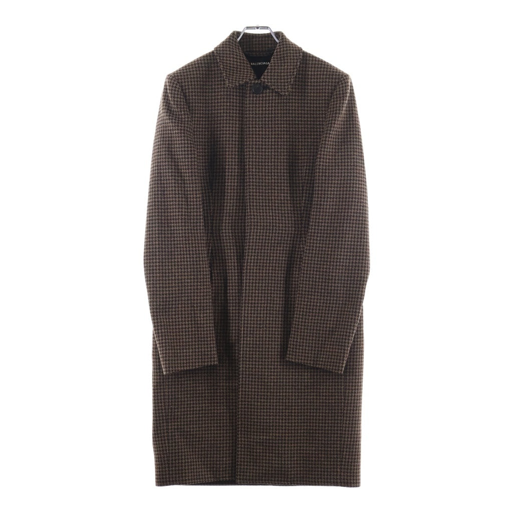 BALENCIAGA(バレンシアガ) 19AW 千鳥格子柄 ウール ロングコート 583834 TFU07 583834 TFU07