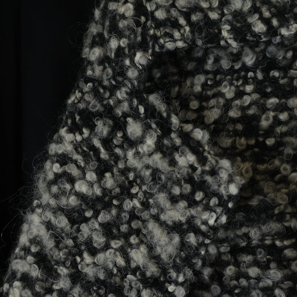 DIOR ディオール 09AW エディスリマン期 ウール ブークル コート グレー 9H3131801124 DIOR(ディオール) 09AW エディスリマン期 ウール ブークル コート